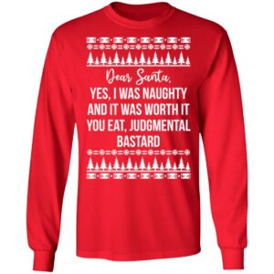 Dear Santa Yes I Was Naughty And It Was Worth It Christmas Sweater 4