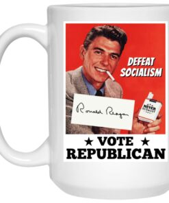 Defeat Socialism Vote Republican Ronald Reagan Mug Shirt Sweatshirt Long Sleeve Hoodie Tank Mug 1 Defeat Socialism Vote Republican Ronald Reagan Mug Shirt Sweatshirt Long Sleeve Hoodie Tank Mug 2