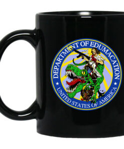 Department Of Edumacation United States Of America T Rex Jesus Mug Shirt Sweatshirt Long Sleeve Hoodie Tank Mug 1