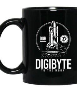 Digibyte To The Moon BTC DGB Bitcoin Crypto Mug Shirt Sweatshirt Long Sleeve Hoodie Tank Mug 1