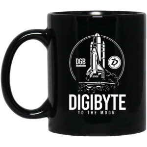 Digibyte To The Moon BTC DGB Bitcoin Crypto Mug Shirt Sweatshirt Long Sleeve Hoodie Tank Mug 1