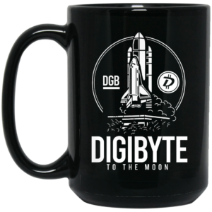 Digibyte To The Moon BTC DGB Bitcoin Crypto Mug Shirt Sweatshirt Long Sleeve Hoodie Tank Mug 2