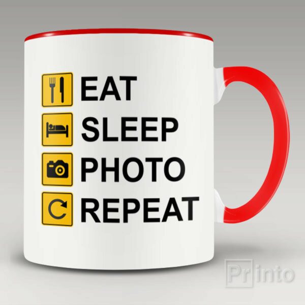 Eat Sleep Photo Repeat mug