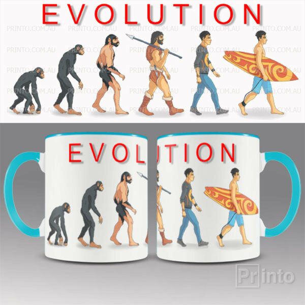 Evolution of Surfer mug