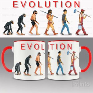 Evolution of painter mug