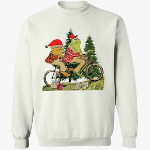 Frog And Toad On The Bike Christmas Sweatshirt