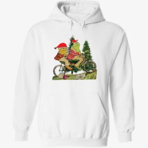 Frog And Toad On The Bike Christmas Sweatshirt 3