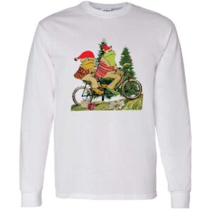 Frog And Toad On The Bike Christmas Sweatshirt 4