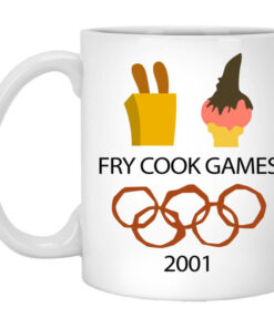 Fry Cook Games 2001 Mug Shirt Sweatshirt Long Sleeve Hoodie Tank Mug 1