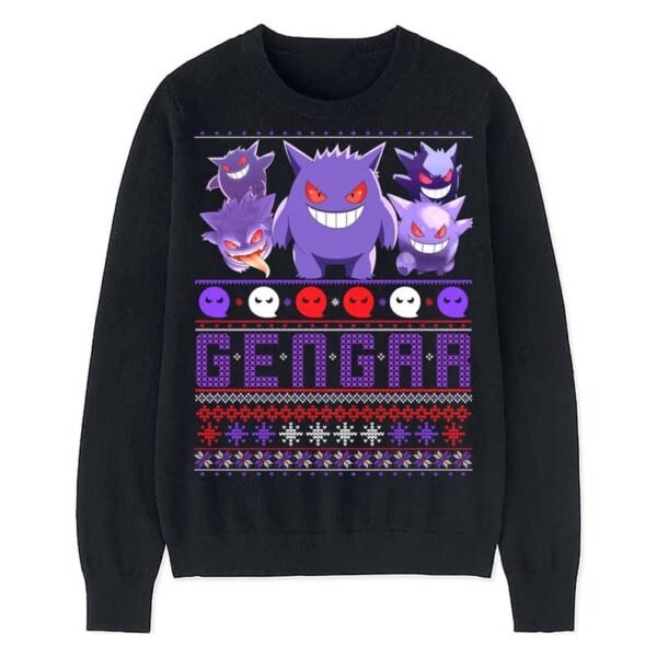 Gengar Pokemon Christmas Sweatshirt