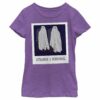 Girl’s Beetlejuice Halloween Strange and Unusual Ghost Photo T-Shirt