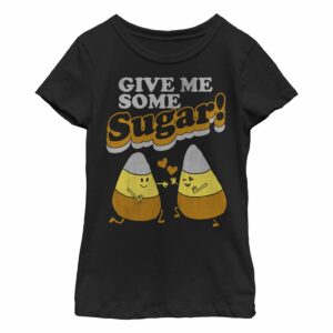 Girl’s CHIN UP Halloween Candy Corn Sugar T-Shirt