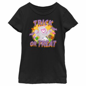 Girl’s Care Bears Halloween Trick-Or-Treat Cheer Bear Mummy T-Shirt