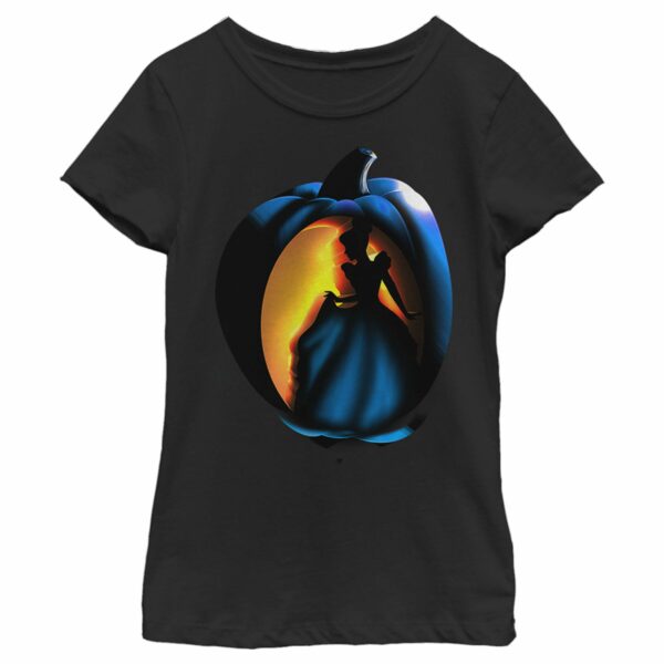 Girl’s Cinderella Halloween Pumpkin T-Shirt