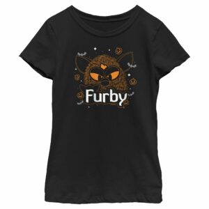 Girl’s Furby Halloween Sketch T-Shirt