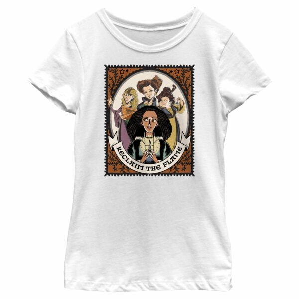 Girl’s Hocus Pocus 2 Reclaim the Flame Stamp T-Shirt