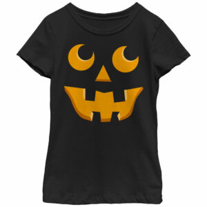 Girl’s Lost Gods Halloween Jack-o’-Lantern Toothy Grin T-Shirt