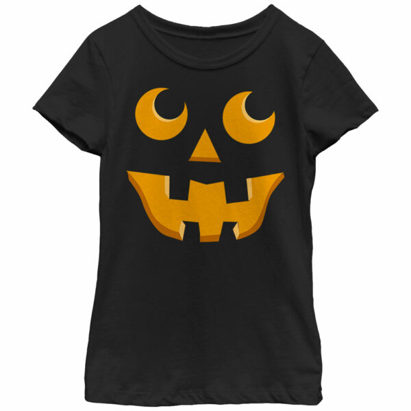 Girl’s Lost Gods Halloween Jack-o’-Lantern Toothy Grin T-Shirt