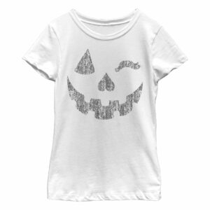 Girl’s Lost Gods Halloween Jack-o’-Lantern Wink T-Shirt