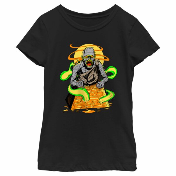 Girl’s Lost Gods Halloween Mummy Scene T-Shirt