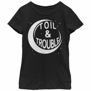 Girl’s Lost Gods Halloween Toil and Trouble T-Shirt