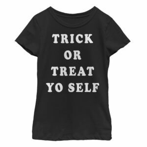 Girl’s Lost Gods Halloween Trick Or Treat Yourself T-Shirt