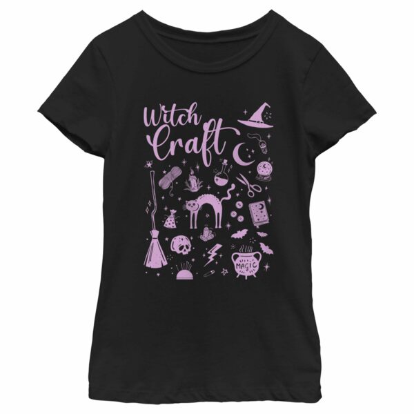 Girl’s Lost Gods Halloween Witchcraft Necessities T-Shirt