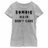 Girl’s Lost Gods Halloween Zombie Hair Don’t Care T-Shirt