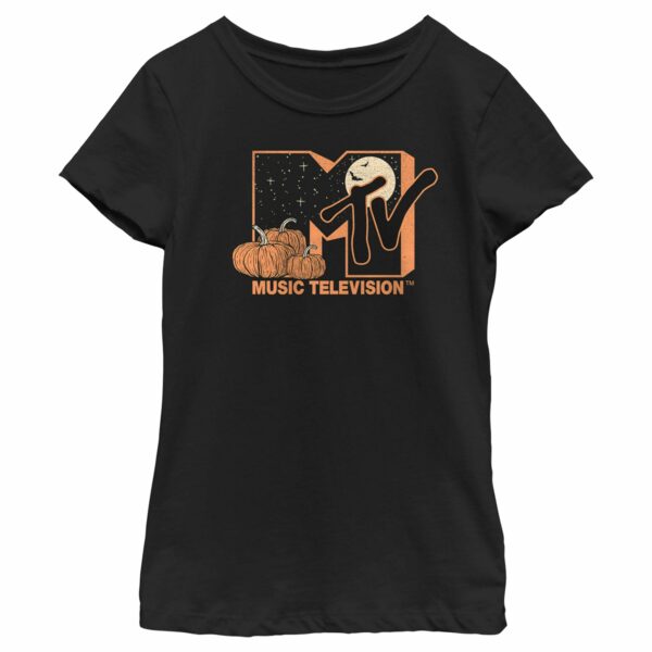 Girl’s MTV Pumpkin Patch Logo T-Shirt