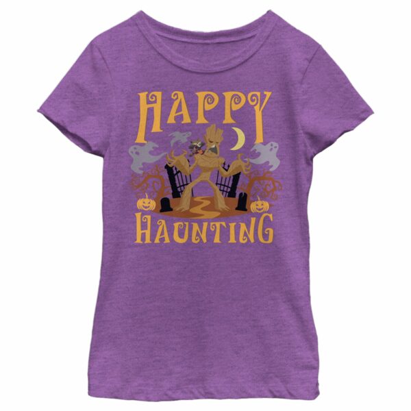 Girl’s Marvel Guardians of the Galaxy Groot Happy Haunting T-Shirt