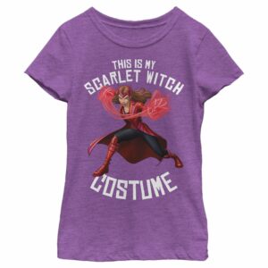 Girl’s Marvel This is my Scarlet Witch Costume T-Shirt