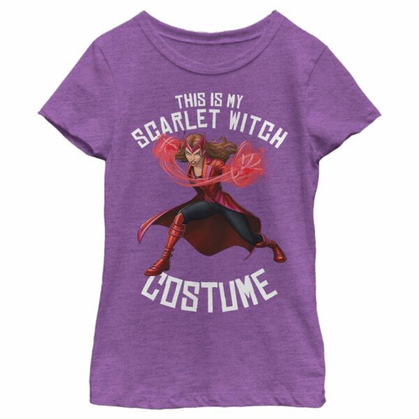 Girl’s Marvel This is my Scarlet Witch Costume T-Shirt