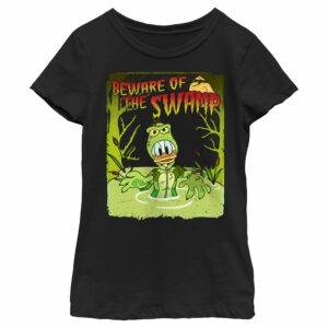 Girl’s Mickey & Friends Donald Beware Of The Swamp T-Shirt