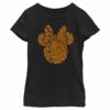 Girl’s Mickey & Friends Halloween Disney Minnie Mouse Silhouette Filled T-Shirt