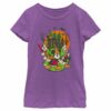Girl’s Mickey & Friends Halloween Haunted House Crew T-Shirt