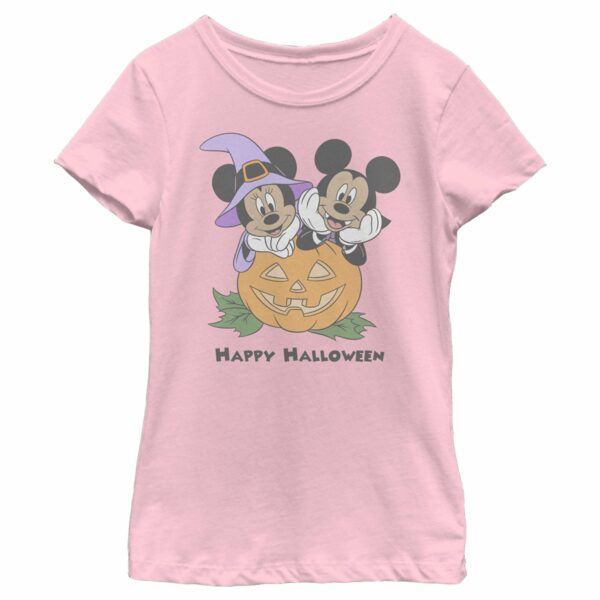 Girl’s Mickey & Friends Halloween Vampire Mickey & Minnie T-Shirt