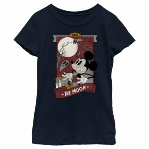 Girl’s Mickey & Friends Mickey Mouse The Moon T-Shirt