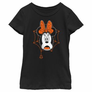 Girl’s Mickey & Friends Minnie Mouse Frightened T-Shirt