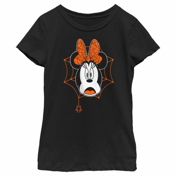 Girl’s Mickey & Friends Minnie Mouse Frightened T-Shirt