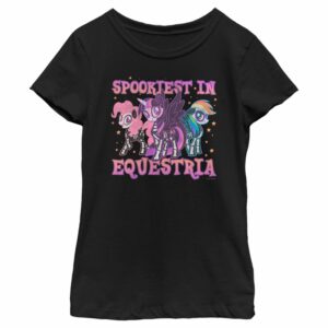 Girl’s My Little Pony Halloween Trio Spookiest in Equestria T-Shirt