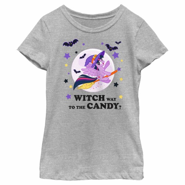 Girl’s My Little Pony Halloween Twilight Sparkle Witch Candy T-Shirt