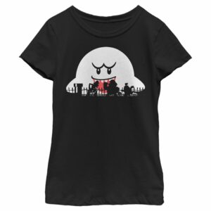 Girl’s Nintendo Halloween Boo Silhouettes T-Shirt