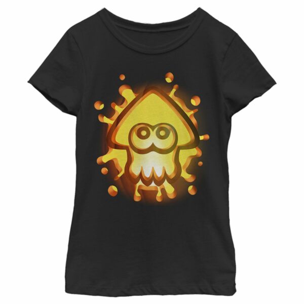 Girl’s Nintendo Halloween Splatoon Pumpkin T-Shirt