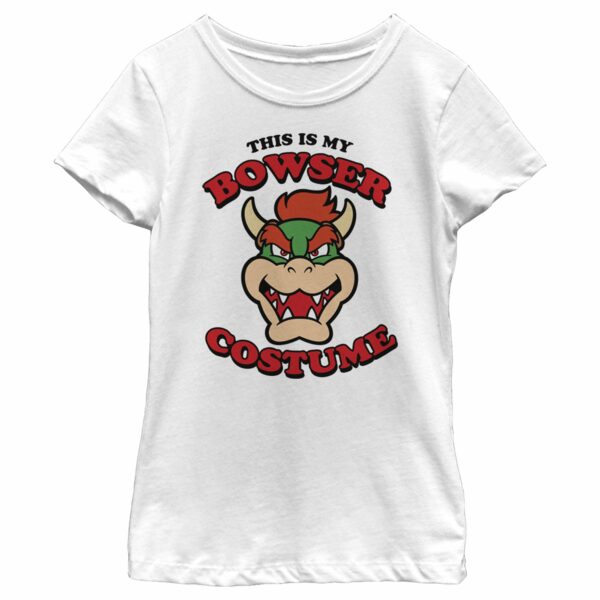 Girl’s Nintendo Super Mario Bowser Costume T-Shirt