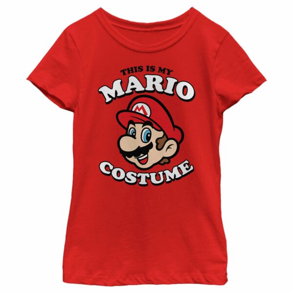 Girl’s Nintendo This is my Mario Costume T-Shirt