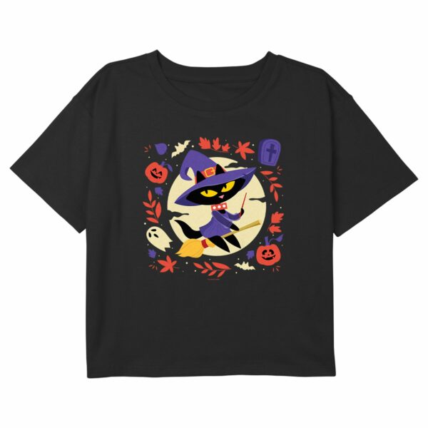 Girl’s Paul Frank Halloween Mika the Cat Witch T-Shirt