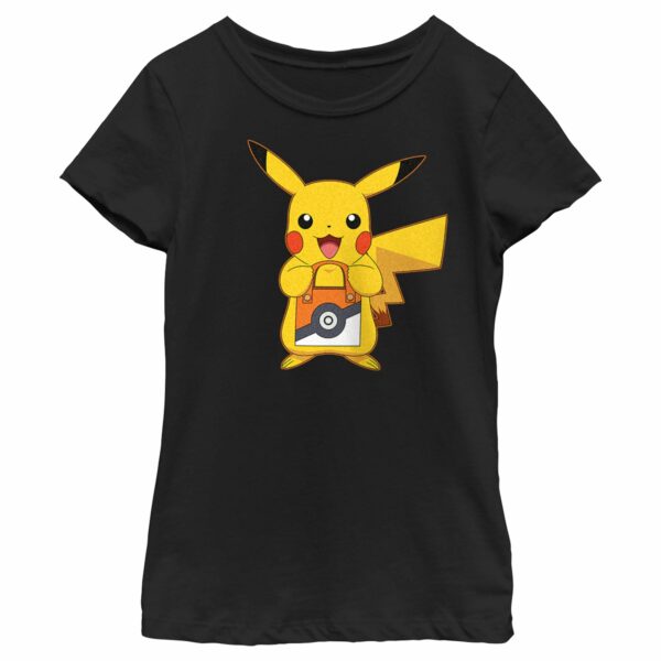 Girl’s Pokemon Halloween Pikachu Trick-or-Treat T-Shirt