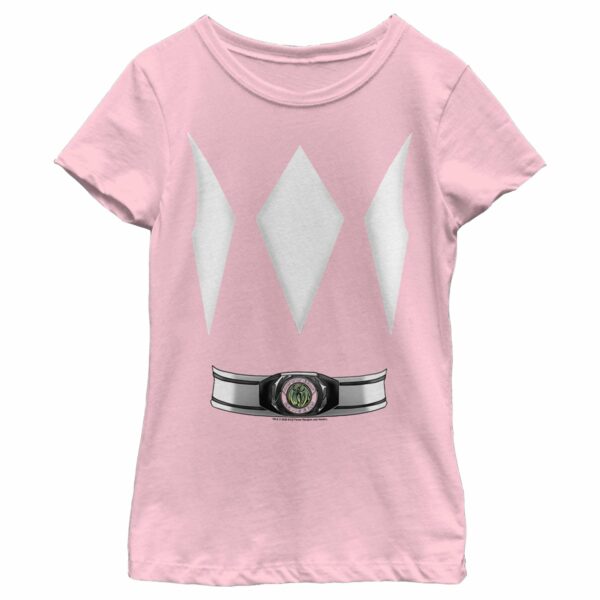 Girl’s Power Rangers Pink Ranger Costume Tee T-Shirt