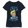 Girl’s Scooby Doo This Is My Fred Costume T-Shirt