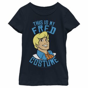 Girl’s Scooby Doo This Is My Fred Costume T-Shirt